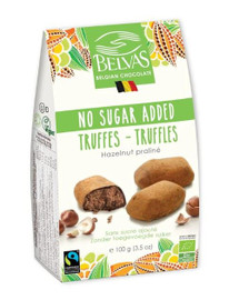 Belvas No Added Sugar Hazelnut Truffles - 100g