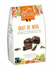 Belvas Organic Brut de Noir 82% with Coconut Blossom Sugar - 100g