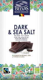 Belvas Tablet Dark & Sea Salt Rep Dom and Peru - 90g