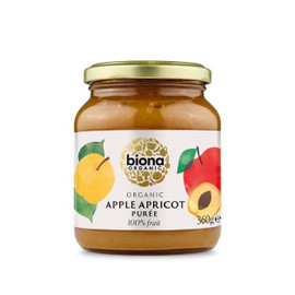 Biona Organic Apple & Apricot Puree No Added Sugar - 360g