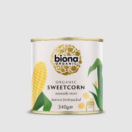 Biona Organic Sweetcorn - 340g