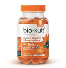 Bio-Kult 3-in-1 Biotic Blend Gummies for Adults Orange Flavour - 30 Gummies