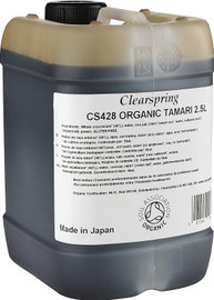 Clearspring Organic Japanese Yaemon Tamari Soya Sauce Double Strength - 2.5L
