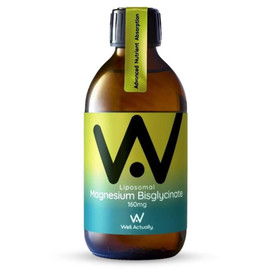 Well Actually Mag Bisglycinate 160mg Lipo Liquid Apple Twist - 250ml
