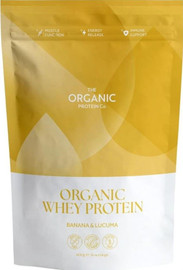 The Organic Protein Co Organic Whey Protein Powder Banana & Lucuma - 600g