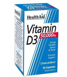 HealthAid Vitamin D3 50000iu - 30 Tablets