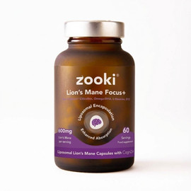 YourZooki Zooki Liposomal Lion's Mane Mushroom 600mg - 60 Capsules