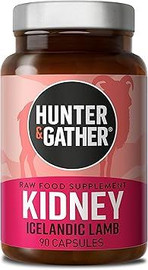 Hunter and Gather Kidney Capsules Grass Fed Lamb 90 Capsules