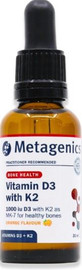 Metagenics Vitamin D3 with K2 Liquid - 30ml
