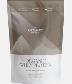The Organic Protein Co Madagascan Vanilla Organic Whey Protein - 400g