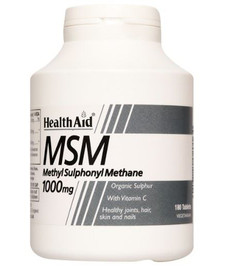 HealthAid MSM 1000mg - 180 Tablets