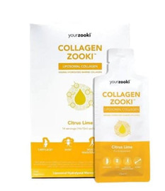 YourZooki Zooki Marine Collagen 5000mg Citrus Lime - 14 sachet (15ml each)
