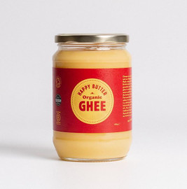 Happy Butter Artisan Organic UK Ghee Jar - 580g