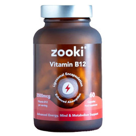 YourZooki Zooki Liposomal Vitamin B12 2500mcg - 60 Capsules