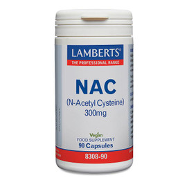 Lamberts NAC N-Acetyl Cysteine 300mg - 90 Capsules
