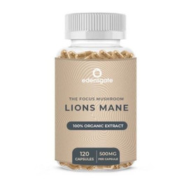 Edens Gate Lions Mane Mushroom Capsules - 120 Caps