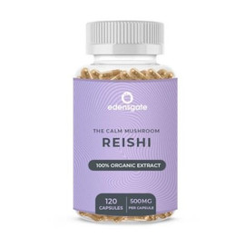 Edens Gate Reishi Mushroom Extract Capsules - 120 Veg Caps