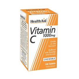 HealthAid Vitamin C 1000mg Chewable Orange - 100 Tablets