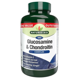 Natures Aid Glucosamine & Chondroitin Complex - 180 Capsules