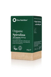 One Nutrition Spirulina 500mg - 100 Veg Caps