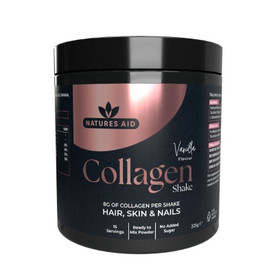 Natures Aid Collagen Shake Vanilla Flavour - 225g