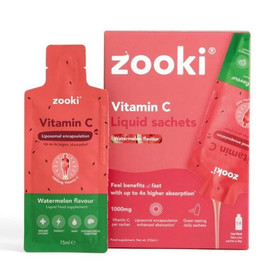 YourZooki Liposomal Vitamin C Watermelon - 14 sachet (15ml each)