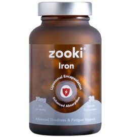 YourZooki Liposomal Iron 20mg - 30 Capsules