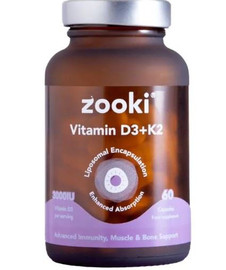 YourZooki Liposomal Vitamin D3 + K2 - 60 Capsules