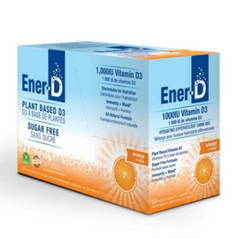 Ener C Vitamin D3 1000IU Sugar Free Drink Mix Orange - 24 Sachet