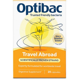 Optibac Probiotics Travel Abroad - 20 Capsules