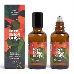 Love Bites Only Natural Dual Purpose Insect Repellent Roll-On - 50ml