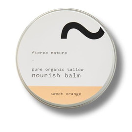 Fierce Nature Pure Organic Tallow Nourish Balm Sweet Orange - 100g