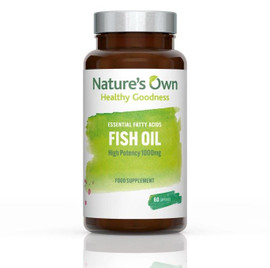 Natures Own Fish Oil High Potency 1000mg - 60 Capsules