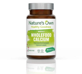 Natures Own Wholefood Calcium from Seaweed 200mg - 60 Caps