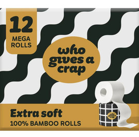 Who Gives A Crap Extra Soft Toilet Tissue - 12 Mega Rolls