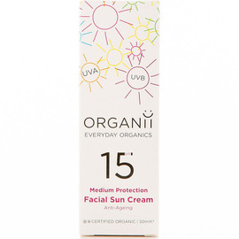 Organii SPF15 Anti Ageing Facial Sun Cream - 50ml