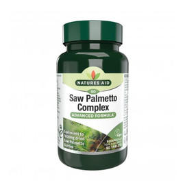 Natures Aid Saw Palmetto Complex for Men - 60 Tablets