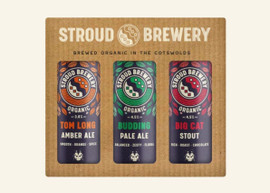 Stroud Brewery Organic Beer Can Gift Box - Pack of 3 (440ml each)