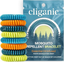 Cliganic Repellent Bands EVA Bracelets - Pack of 20