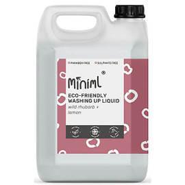 Miniml Natural Closed Loop Washing Up Liquid Rhubarb Refill - 5L