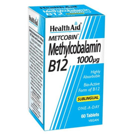 HealthAid Methylcobalamin B12 1000mcg - 60 Tablets