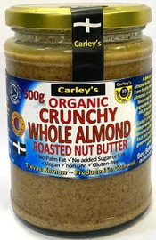 Carley's Organic Roasted Crunchy Almond Butter - 500g