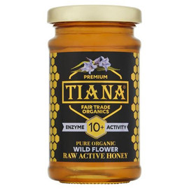 TIANA Fairtrade Organics Raw Active Wildflower Honey 10+ - 250g
