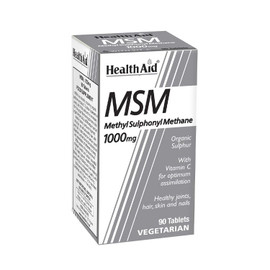 HealthAid MSM 1000mg - 90 Tablets