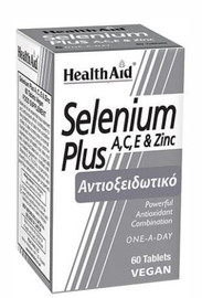 HealthAid Selenium Plus Vitamins A C E & Zinc - 60 Tablets