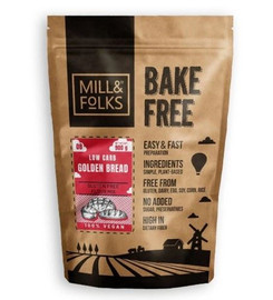 Mill & Folks Bake-Free Low Carb Golden Bread Flour Mix Gluten-Free - 900g