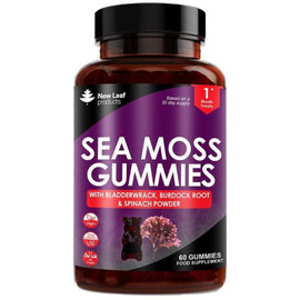 New Leaf Products Sea Moss Gummies Vegan - 60 Gummies