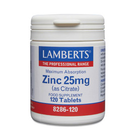 Lamberts Zinc 25mg (as Citrate) - 120 tablet