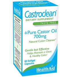 HealthAid Castroclean (Castor Oil 700mg) - 60 Capsules