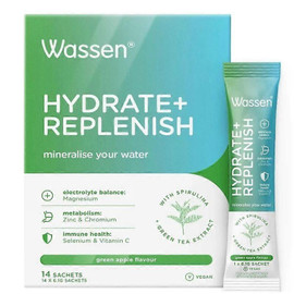 Wassen Hydrate & Replenish Powder Drink - 14 sticks